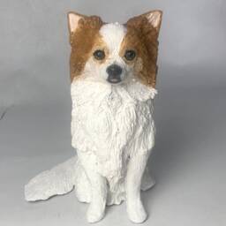Custom Pet Sculpture Clay Dog Memorial Portrait - thumbnail 2