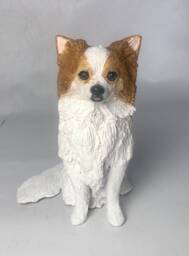 Custom Pet Sculpture Clay Dog Memorial Portrait - thumbnail 1