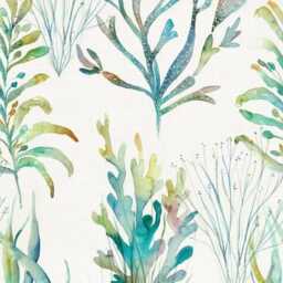 Coral Reef Kelpie Square Cushion/ Bolster Cushion, Nautical Coastal Decor - thumbnail 3