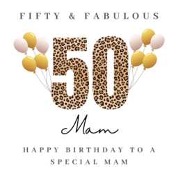 Personalised Mam 50Th Birthday Candle Gift Box Hamper Card Present W - thumbnail 4