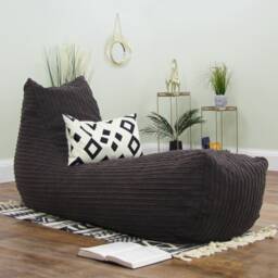 Jumbo Corduroy Recliner Bean Bag, Handmade in The Uk, Beans Included, Multiple Colours & Sizes Available