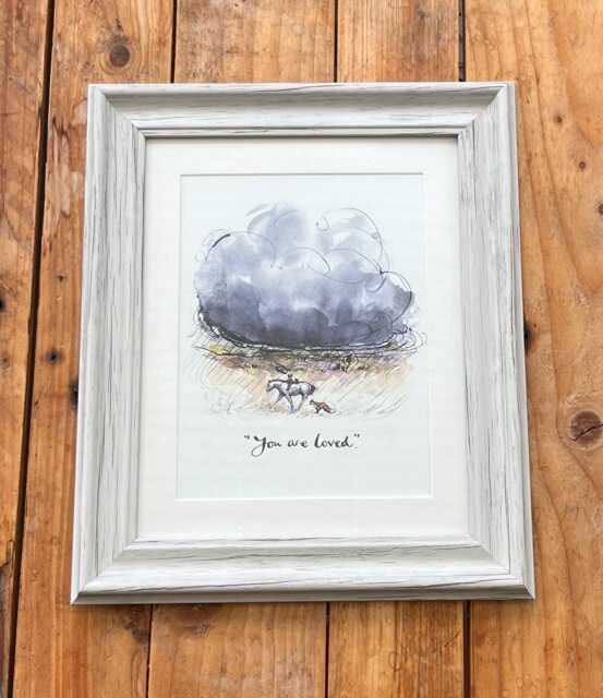 Framed Print From Always Remember - The Boy Mole Fox, Horse & The Storm By Charlie Mackesy