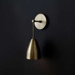 Handmade Brass Twig Wall Sconce, Mid-Century Modern Art Deco Lighting- Sputnik Light Fixture - thumbnail 1