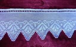 "Crochet Gardine ""Edda" - thumbnail 1