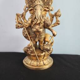 Brass Ganesha Statue 9 - thumbnail 4