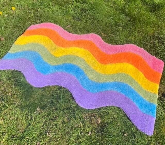Rainbow Area Rug - image 1