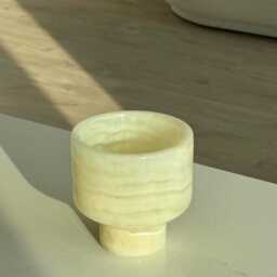 Handmade Onyx Marble Tea Light Candle Holder Elegant Home Decor - thumbnail 3