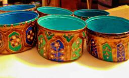 Mughal Tea Light Holders - Set Of 6 - Hand-Painted Persian Design