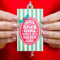 Funny Christmas Tree Decoration For Women, Bauble Soul Of A Spice Girl - thumbnail 3