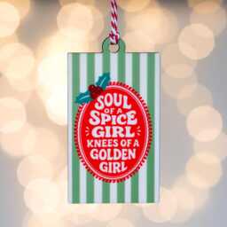 Funny Christmas Tree Decoration For Women, Bauble Soul Of A Spice Girl - thumbnail 2