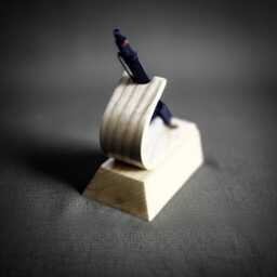 Luxury Wooden Pen Stand Display - American Ash Hardwood Desk Accessory - thumbnail 3