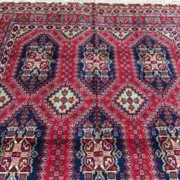 Handmade Afghan Samar Kanti Wool Rug Vintage Style Decor - 6.9x4.9Ft - thumbnail 3