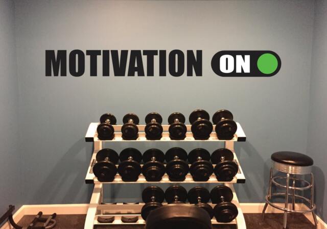 Motivation On Switch Decal, Quote Wall Decal - image 1