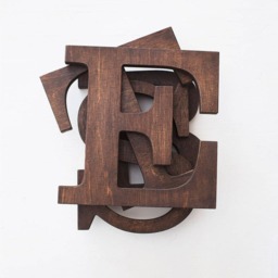 Wooden Wall Letter Decorative Initial Rustic Home Decoration Custom Housewarming Gift - thumbnail 4