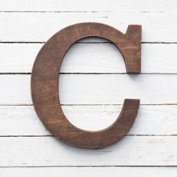 Wooden Wall Letter Decorative Initial Rustic Home Decoration Custom Housewarming Gift - thumbnail 2