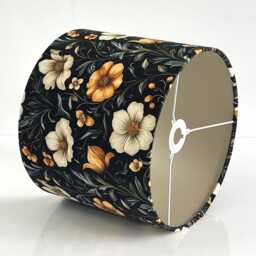 Handmade By Order Luxury William Morris Floral Velvet Drum Lamp Shade Pendant Light Lamp Shades All Shape & Sizes Available - thumbnail 3