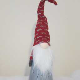 38cm Large Nordic Led Light Up Ceramic Christmas Gonk Decoration Xmas Tomte Swedish Gnomes - thumbnail 2