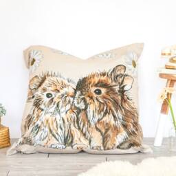 Personalised Rabbits Velvet Beanbag Cover - thumbnail 2