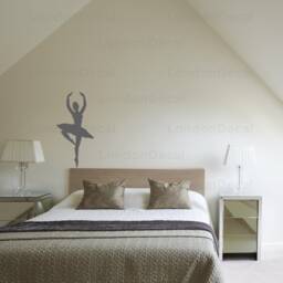 Ballerina - Ballet Inspired Vinyl Decal Bedroom Wall Home Decor Art Design 2 - thumbnail 3