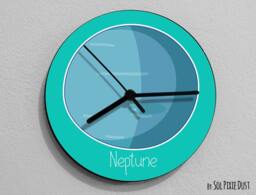 Neptune - Planet Wall Clock - thumbnail 1