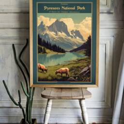 France, Pyrenees National Park 4 - Poster Wall Art Home Decor - thumbnail 2