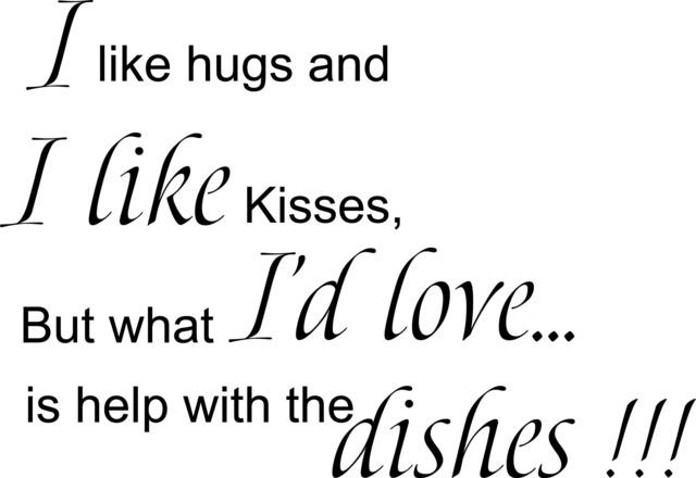I Like Hugs & Kisses Printable Wall Art
