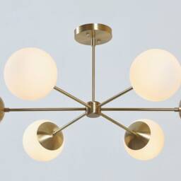 Gorgeous Mid Century Sputnik Chandelier Light Fixture Helio 3 , Modern Handmade Ceiling Lamp Dining 6 Inscapesdesign - thumbnail 3