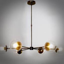 Gorgeous Mid Century Sputnik Chandelier Light Fixture Helio 3 , Modern Handmade Ceiling Lamp Dining 6 Inscapesdesign - thumbnail 2