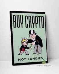 Monopoly Motivational Inspirational Quote Canvas Art Wall Print Picture Home Decor -D423 - thumbnail 1