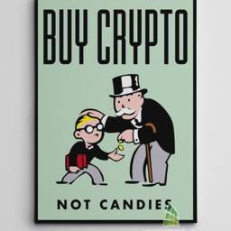 Monopoly Motivational Inspirational Quote Canvas Art Wall Print Picture Home Decor -D423 - thumbnail 2