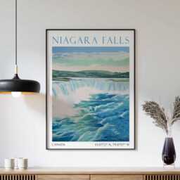 Niagara Falls Travel Print, Poster, Canada Art, Poster - thumbnail 1