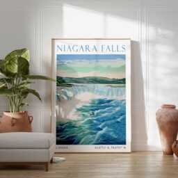 Niagara Falls Travel Print, Poster, Canada Art, Poster - thumbnail 3