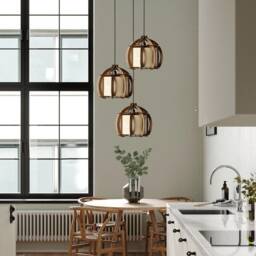 Wood Pendant Light, Mid Century Modern, Veneer Lighting, Handmade Unique Design, Rod Chandelier, Project Modern Dining Lamp - thumbnail 2