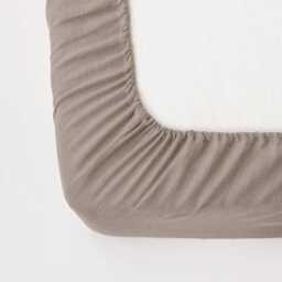 Mocha Linen Fitted Sheet - Deep Pocket Bed in Soft Stonewashed European Flax Breathable, Cooling, Oeko Tex Bedding - thumbnail 2