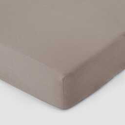 Mocha Linen Fitted Sheet - Deep Pocket Bed in Soft Stonewashed European Flax Breathable, Cooling, Oeko Tex Bedding - thumbnail 3