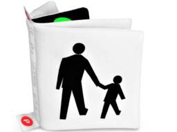 Contrast Cloth Book Infant Soft Book, Sensory Toy - thumbnail 1