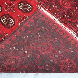 3x7 Ft Akhcha Handmade Brand Area Rug, Afghan High Pile Turkmen Bokhara Rug, Living Room Rug Tribal Rug Bedroom Office - thumbnail 4