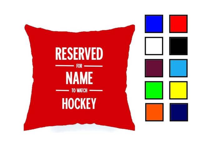 Personalised Hockey Cushion Cover