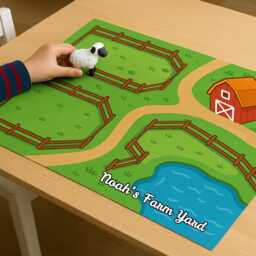 Personalised Kids Play Mat