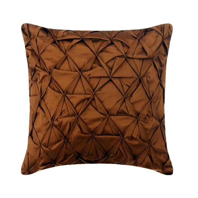 "Taffeta Brown Pillow 16""x16" - image 1