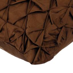 "Taffeta Brown Pillow 16""x16" - thumbnail 2