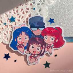 Gunbuster A4/A5 Art Print Poster, Stickers, Noriko Takaya, 80S Anime Girl Nostalgia Retro, Aim For The Top - thumbnail 3