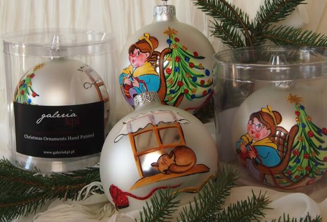 Collection 2021, Christmas Decoration, Ball, Baublehand Painted Ornament, Ornaments, Tree Decoration - image 1