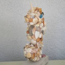 Seacorn Sculpture Made Of Seashells - thumbnail 3