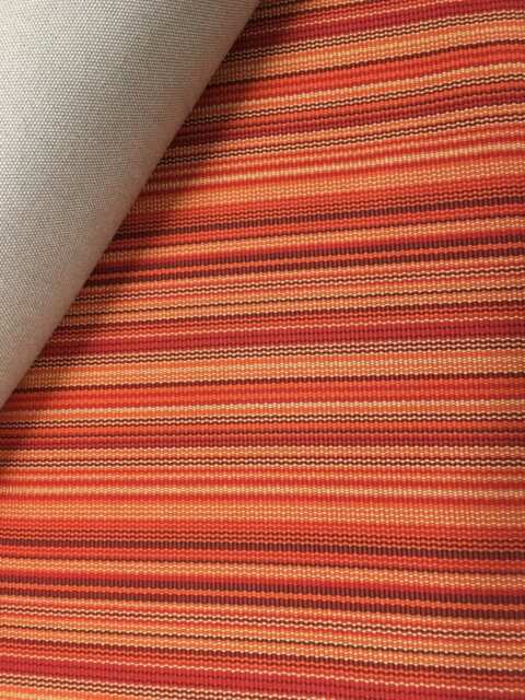 striped Outdoor Pillow Cover 24x24 Woven Accent - image 1