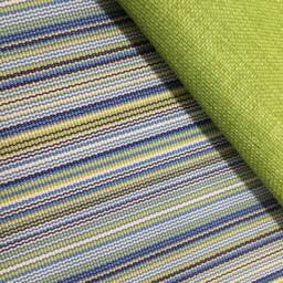 striped Outdoor Pillow Cover 24x24 Woven Accent - thumbnail 2