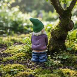 Miniature Campfire Statue Realistic Outdoor Garden Decor, Whimsical Yard Art - thumbnail 4