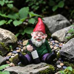 Miniature Campfire Statue Realistic Outdoor Garden Decor, Whimsical Yard Art - thumbnail 2