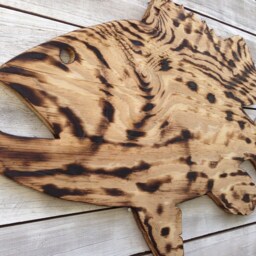 Grouper Fish Wall Art Large Wood. Gift For Men - thumbnail 3