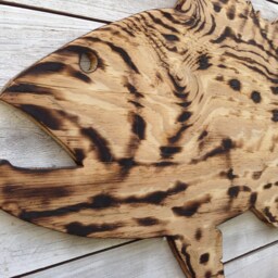 Grouper Fish Wall Art Large Wood. Gift For Men - thumbnail 4